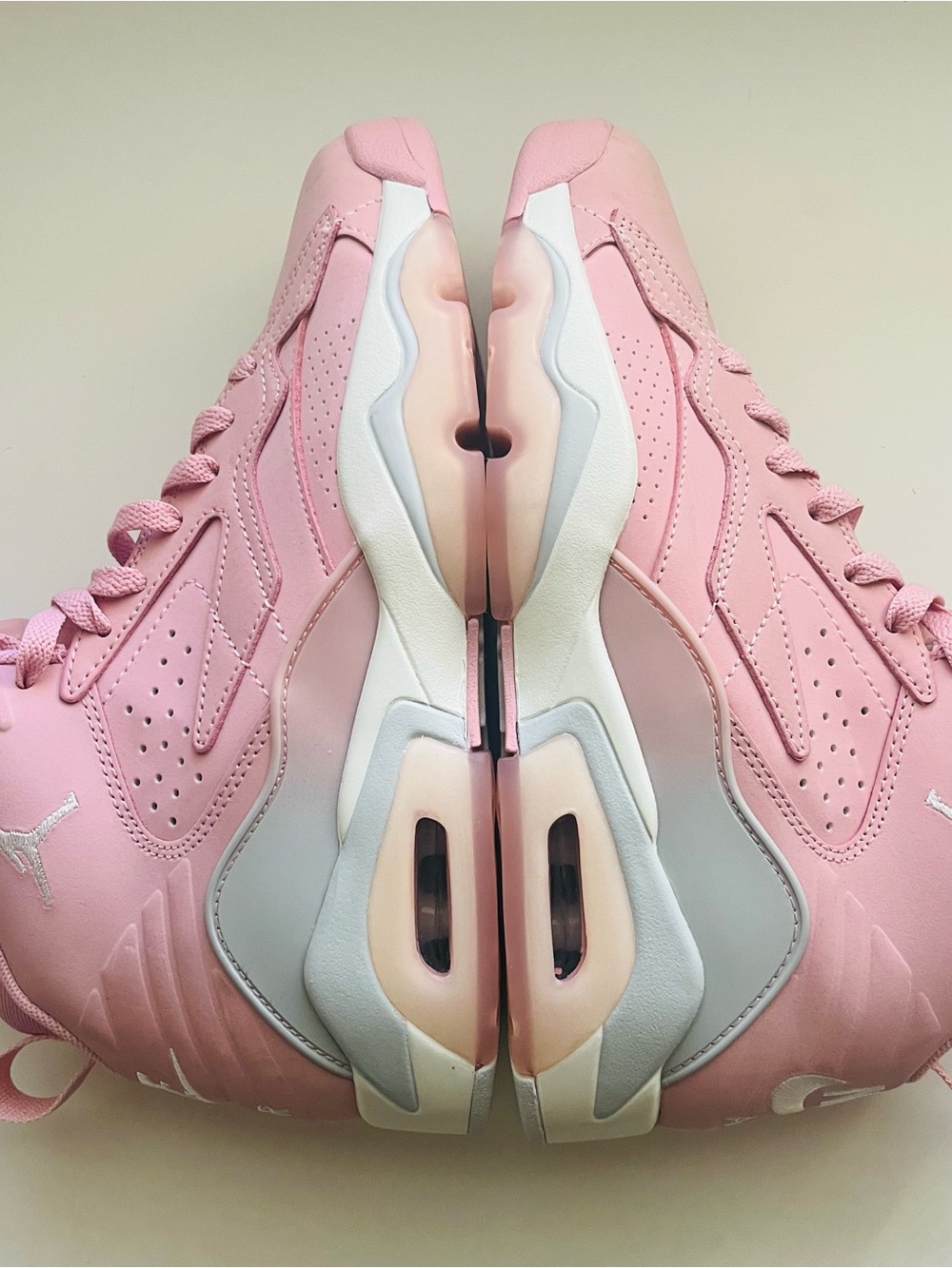 Nike Air Jordan MVP High-Top Sneakers Pink Glaze Gray Sail FB9019 600 Women’s